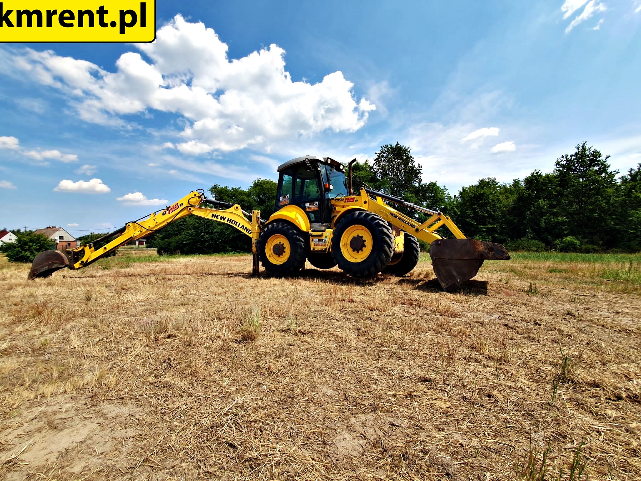 NEW HOLLAND B115B KOPARKO ŁADOWARKA KM Rent