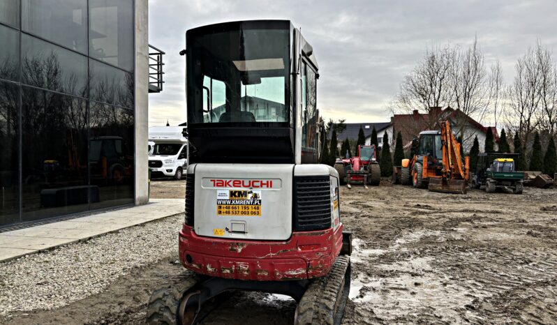 TAKEUCHI TB23R MINI KOPARKA full