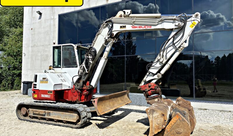 TAKEUCHI TB280 FR MINI KOPARKA full