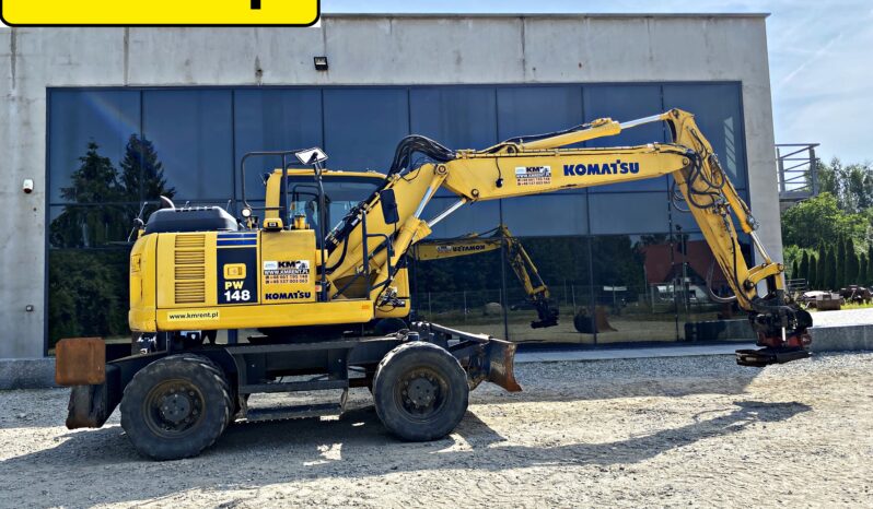 KOMATSU PW148-8 KOPARKA KOŁOWA full