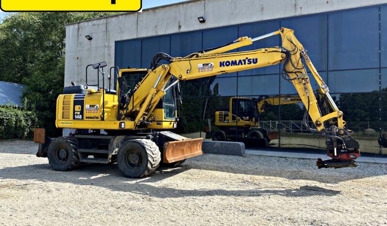 KOMATSU PW148-8 KOPARKA KOŁOWA full