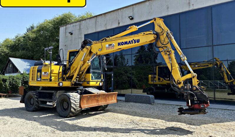 KOMATSU PW148-8 KOPARKA KOŁOWA full