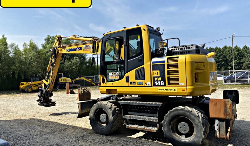 KOMATSU PW148-8 KOPARKA KOŁOWA full