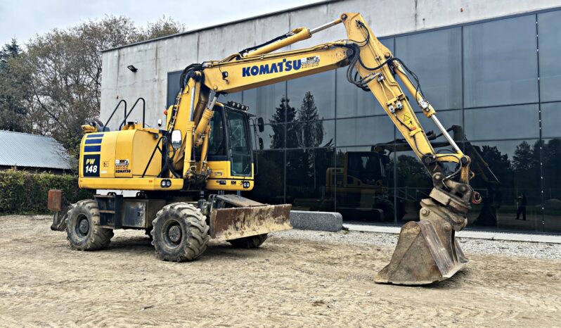 KOMATSU PW 148-10 KOPARKA KOŁOWA ROTATOR full