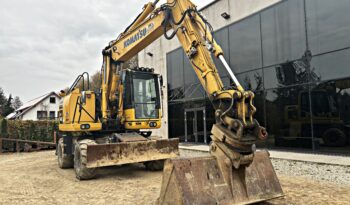 KOMATSU PW 148-10 KOPARKA KOŁOWA ROTATOR full