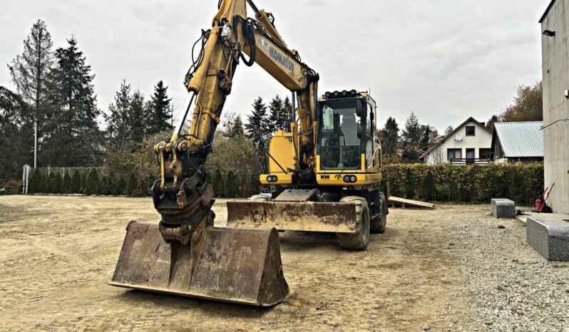 KOMATSU PW 148-10 KOPARKA KOŁOWA ROTATOR full