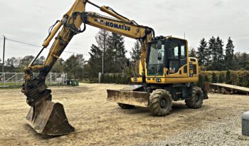 KOMATSU PW 148-10 KOPARKA KOŁOWA ROTATOR full