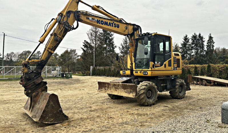 KOMATSU PW 148-10 KOPARKA KOŁOWA ROTATOR full