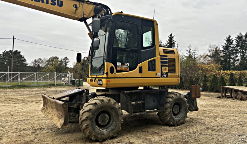 KOMATSU PW 148-10 KOPARKA KOŁOWA ROTATOR full