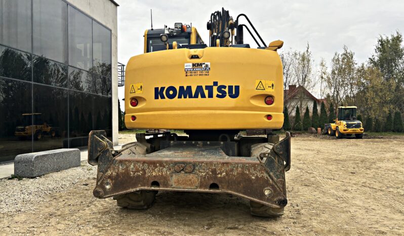 KOMATSU PW 148-10 KOPARKA KOŁOWA ROTATOR full