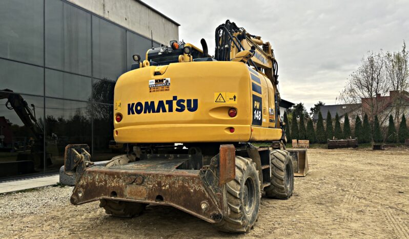 KOMATSU PW 148-10 KOPARKA KOŁOWA ROTATOR full