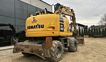 KOMATSU PW 148-10 KOPARKA KOŁOWA ROTATOR full