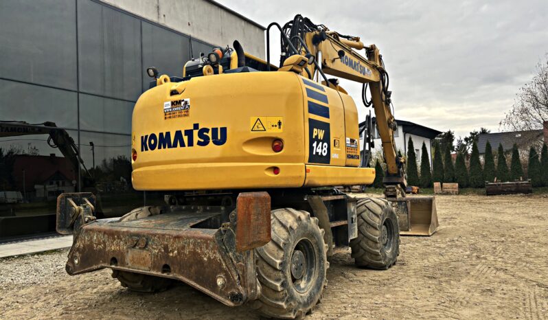 KOMATSU PW 148-10 KOPARKA KOŁOWA ROTATOR full