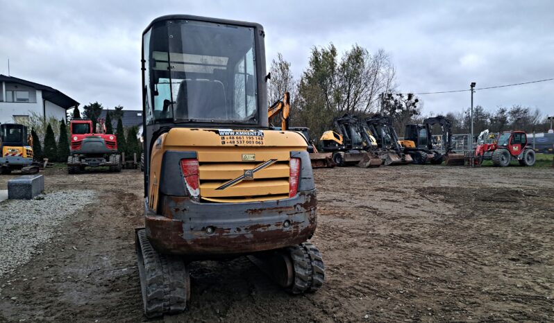 VOLVO EC27C MINI-KOPARKA full