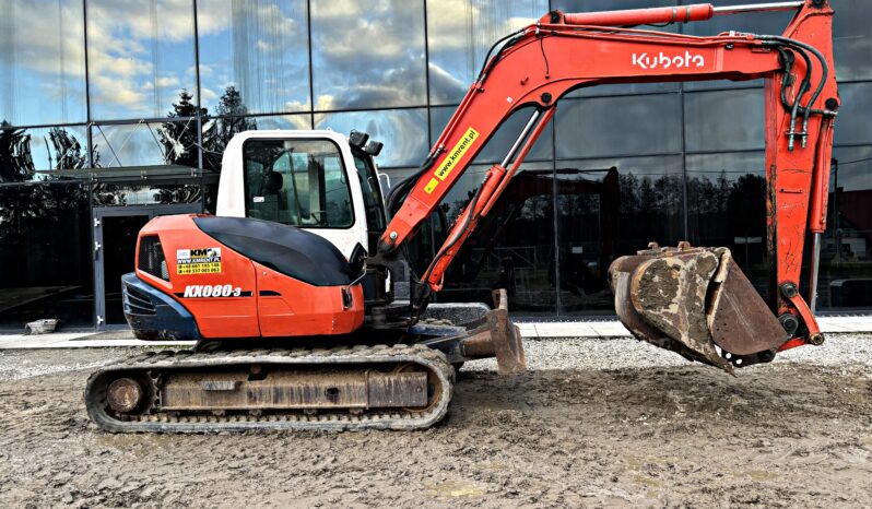 KUBOTA KX080-3 MIDI-KOPARKA full