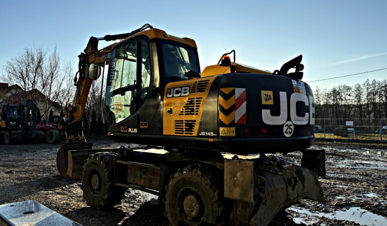 JCB JS 145 W+ KOPARKA KOŁOWA Z ENGCONEM full