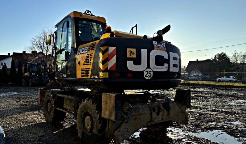 JCB JS 145 W+ KOPARKA KOŁOWA Z ENGCONEM full