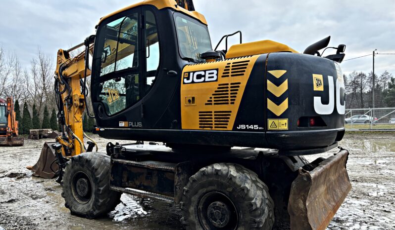 JCB JS 145 WTT4 Z ENGCON KOPARKA KOŁOWA full