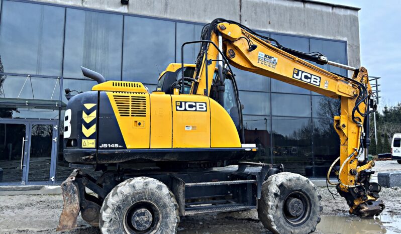 JCB JS 145 WTT4 Z ENGCON KOPARKA KOŁOWA full