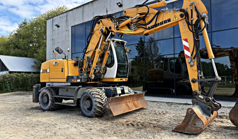 LIEBHERR A 314 KOPARKA KOŁOWA full