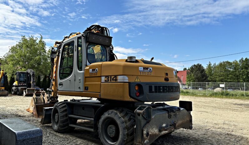 LIEBHERR A 314 KOPARKA KOŁOWA full