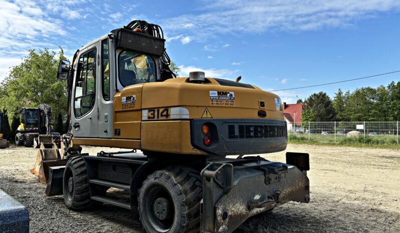 LIEBHERR A 314 KOPARKA KOŁOWA full