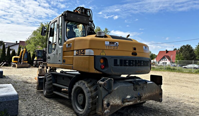 LIEBHERR A 314 KOPARKA KOŁOWA full