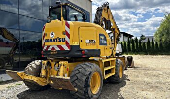 KOMATSU PW 118 MR-8 KOPARKA KOŁOWA full
