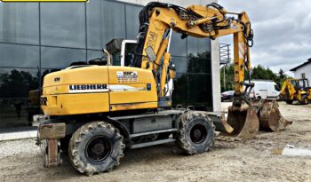 LIEBHERR A314 KOPARKA KOŁOWA. full