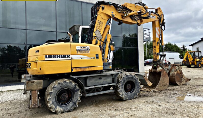 LIEBHERR A314 KOPARKA KOŁOWA. full