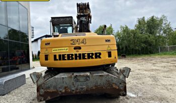 LIEBHERR A314 KOPARKA KOŁOWA. full
