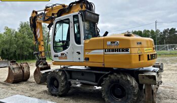 LIEBHERR A314 KOPARKA KOŁOWA. full