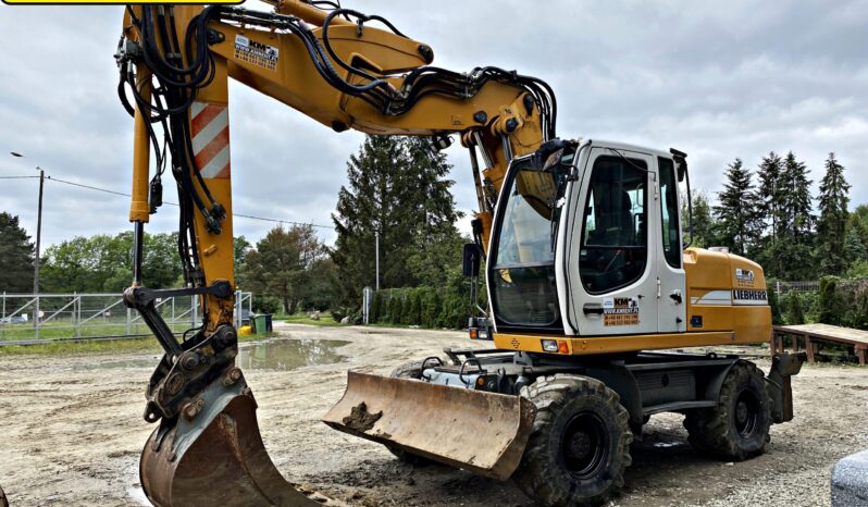 LIEBHERR A314 KOPARKA KOŁOWA. full