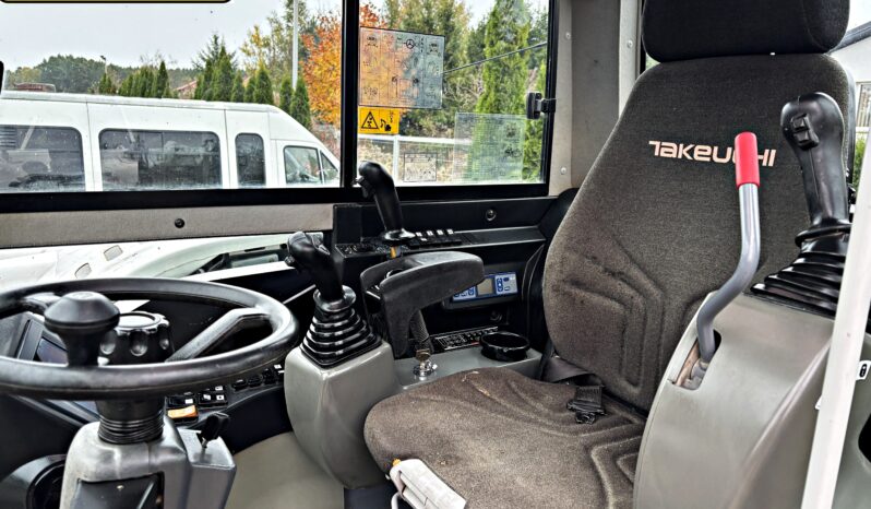 TAKEUCHI TB295 W  KOPARKA KOŁOWA full