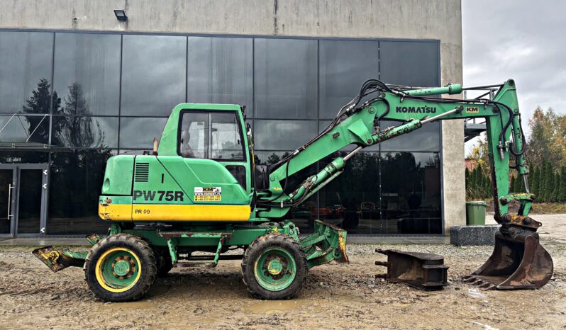 KOMATSU PW 75 KOPARKA KOŁOWA full