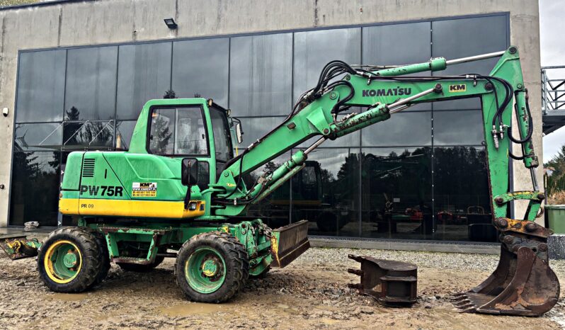 KOMATSU PW 75 KOPARKA KOŁOWA full