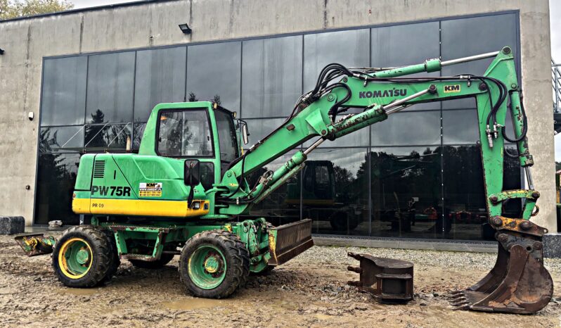 KOMATSU PW 75 KOPARKA KOŁOWA full
