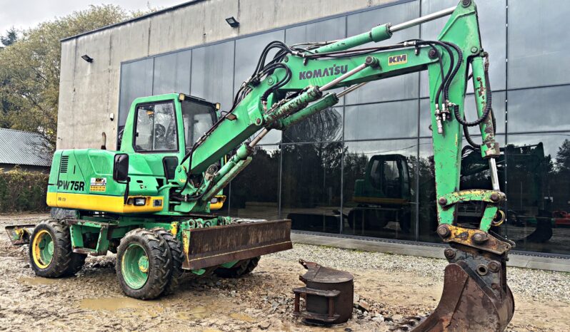 KOMATSU PW 75 KOPARKA KOŁOWA full