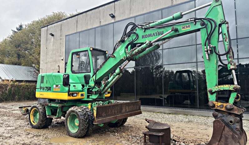 KOMATSU PW 75 KOPARKA KOŁOWA full