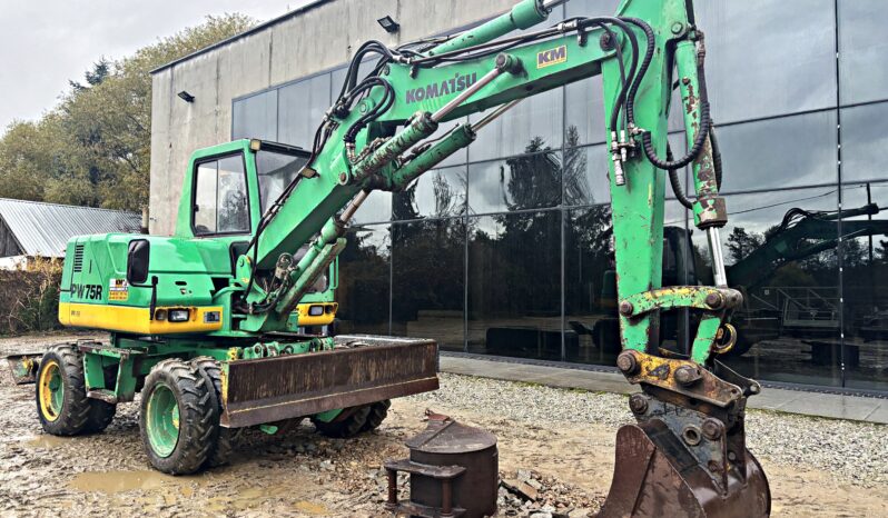 KOMATSU PW 75 KOPARKA KOŁOWA full