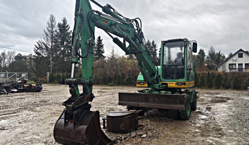 KOMATSU PW 75 KOPARKA KOŁOWA full
