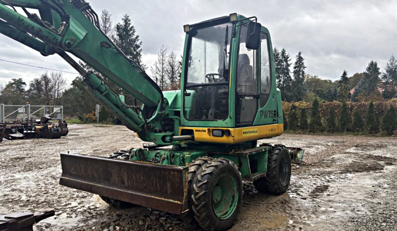 KOMATSU PW 75 KOPARKA KOŁOWA full