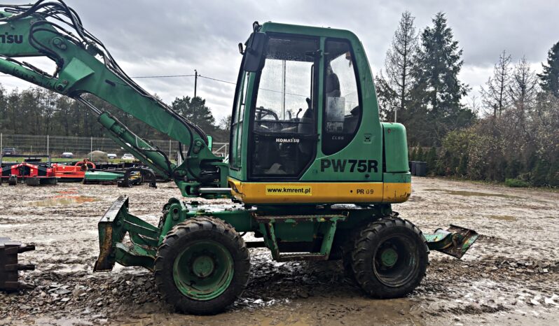 KOMATSU PW 75 KOPARKA KOŁOWA full