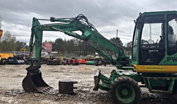 KOMATSU PW 75 KOPARKA KOŁOWA full