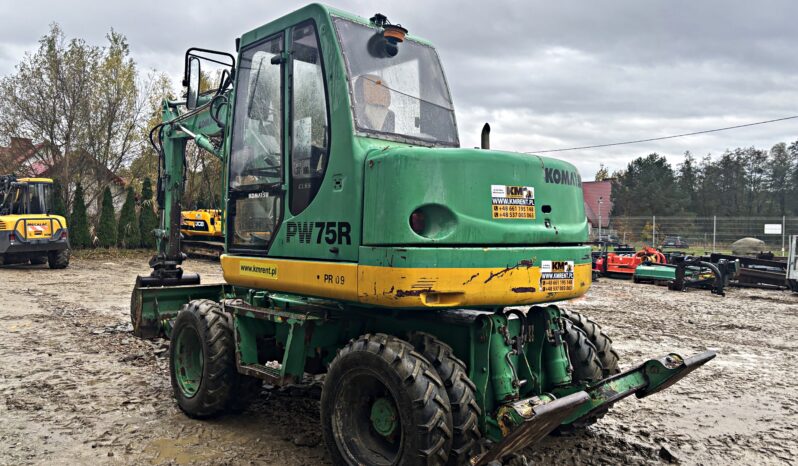 KOMATSU PW 75 KOPARKA KOŁOWA full
