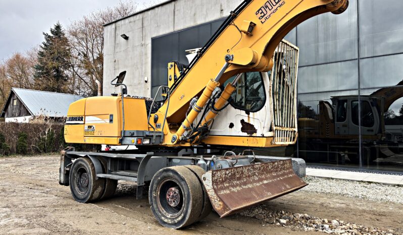 LIEBHERR A 316 KOPARKA KOŁOWA PRZEŁADUNKOWA full