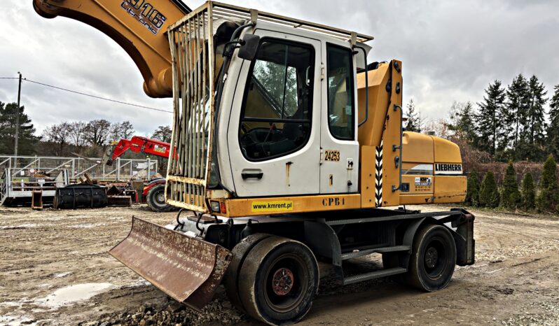 LIEBHERR A 316 KOPARKA KOŁOWA PRZEŁADUNKOWA full