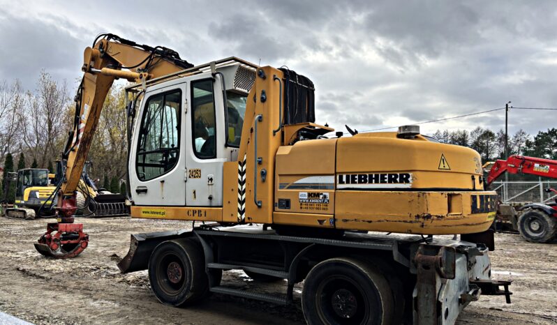 LIEBHERR A 316 KOPARKA KOŁOWA PRZEŁADUNKOWA full
