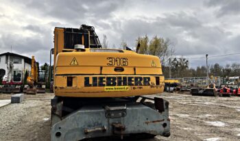 LIEBHERR A 316 KOPARKA KOŁOWA PRZEŁADUNKOWA full