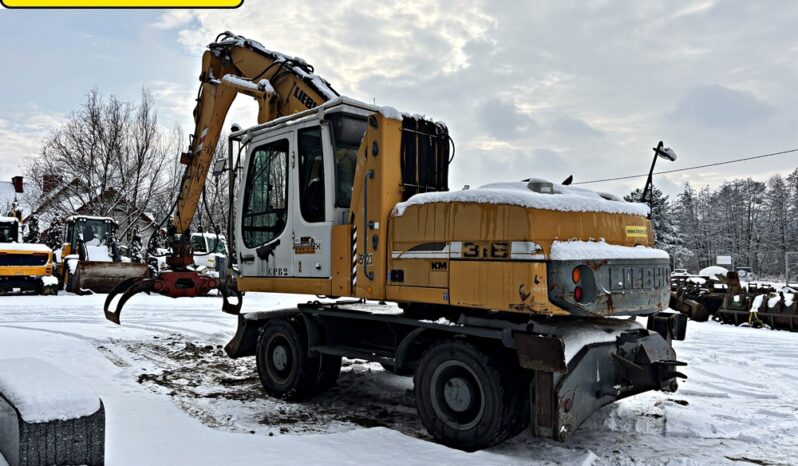 LIEBHERR A 316 KOPARKA KOŁOWA PRZEŁADUNKOWA full